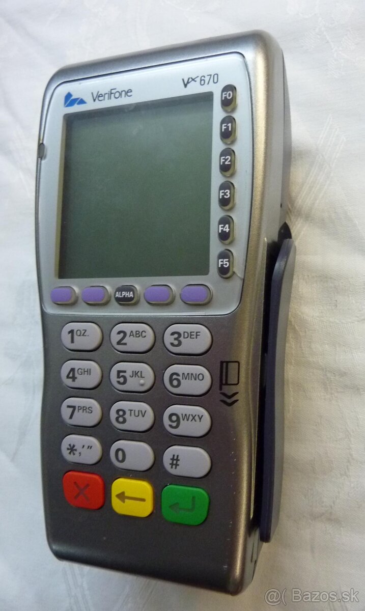 Platobný terminál VeriFone VX670-na SIM kartu.Veľmi lacno.