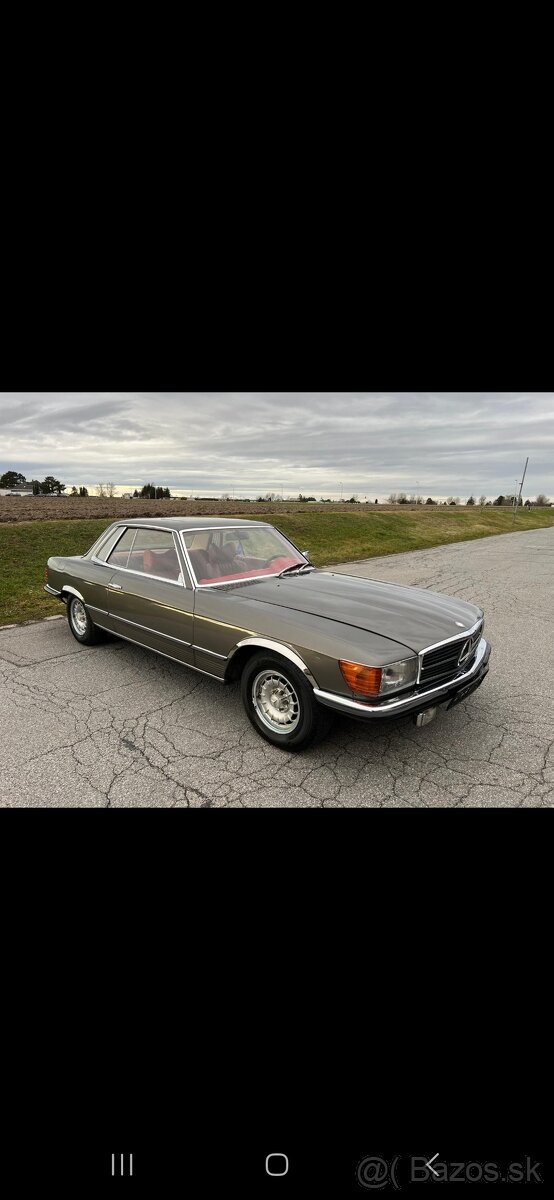 MERCEDES SLC 350 BENZÍN MANUÁL ROK VÝROBY 1976