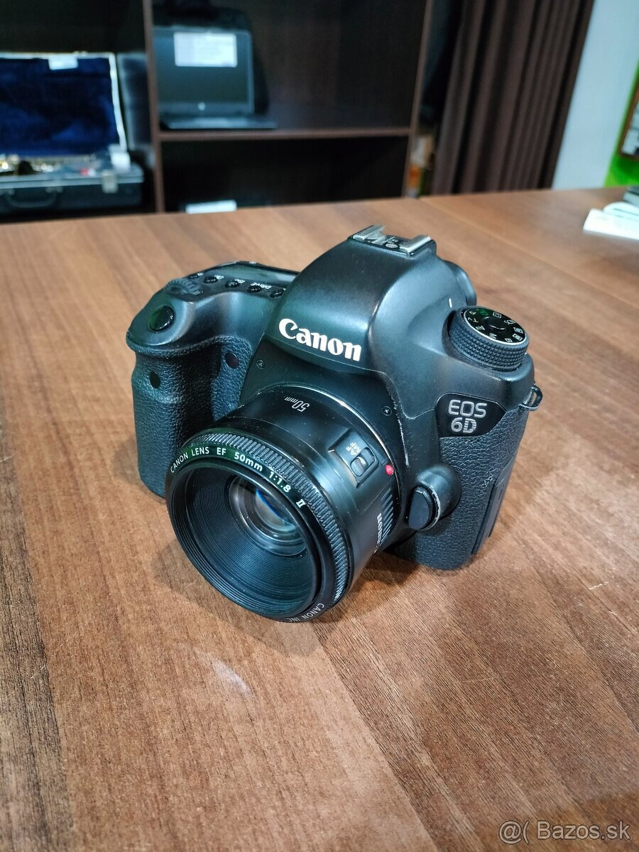 Canon EOS 6D full frame+objektív 50mm