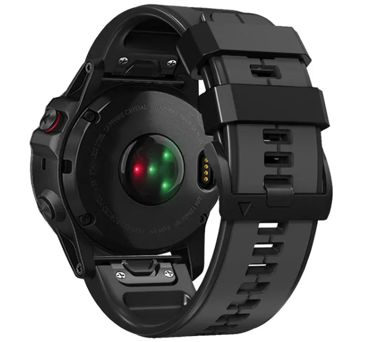 Remienok Easyfit pre Garmin Fenix 3,5X,6X,7X,26mm,sedo-ciern