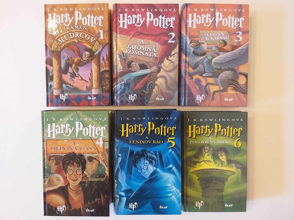 J.K.Rowlingová: Harry Potter 1 -6 diel