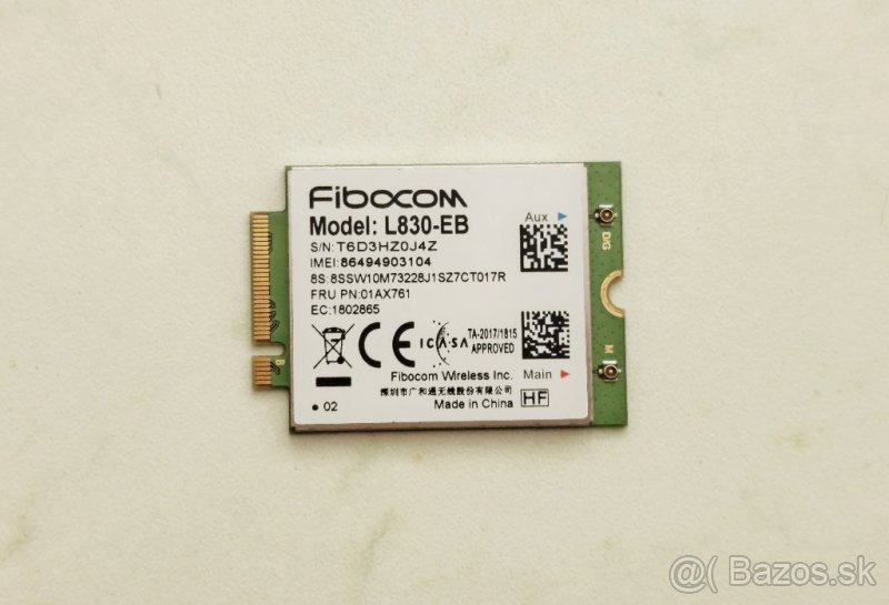 LTE Modem Fibocom L830-EB/L850