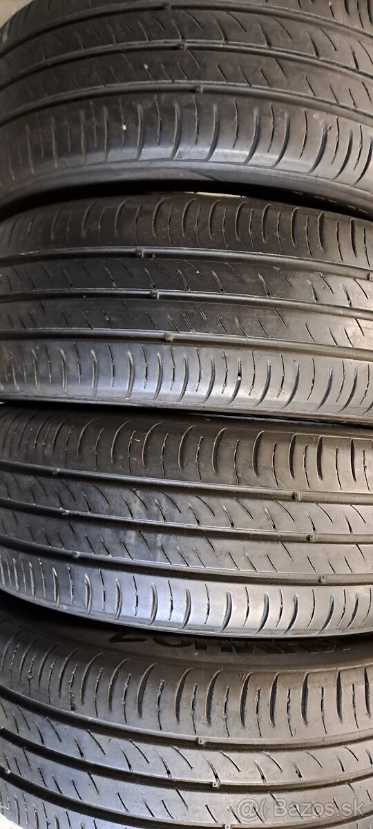 Predám 4ks jazdené letné 185/60r15-84H Kumho