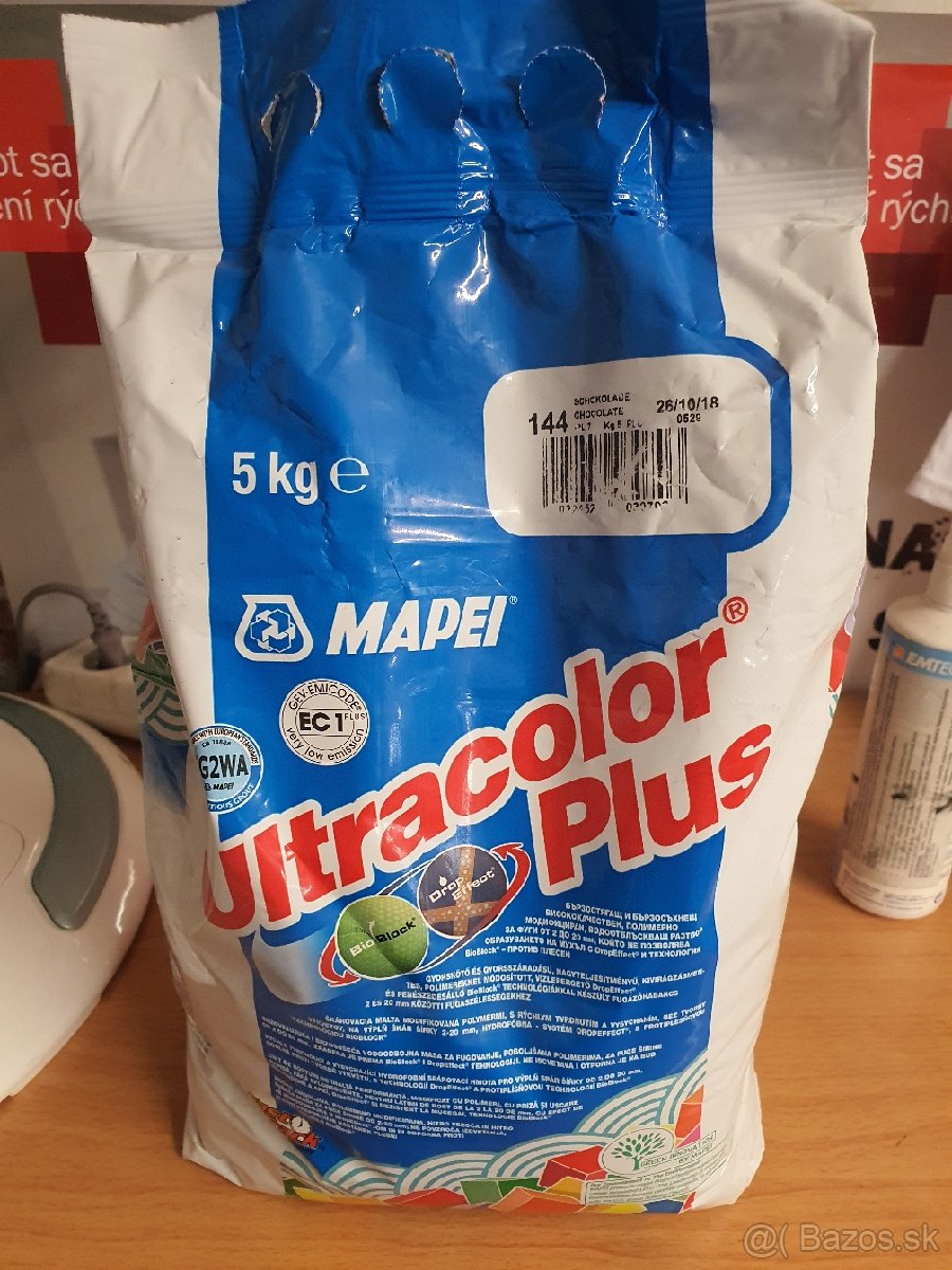 4ks Ultracolor Plus Špárovacia hmota 144 ALU 5kg čokoláda

