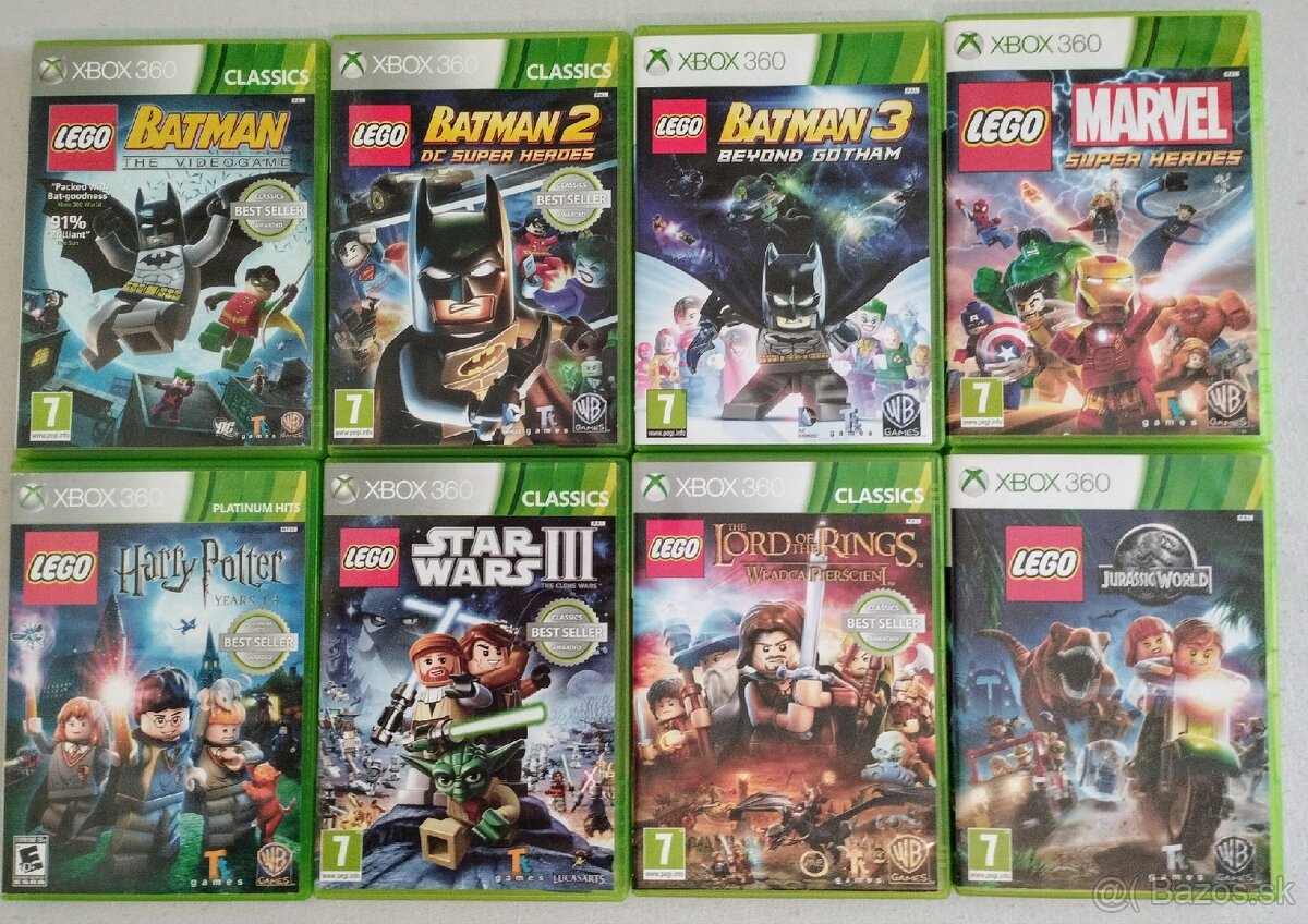 LEGO hry na xbox 360