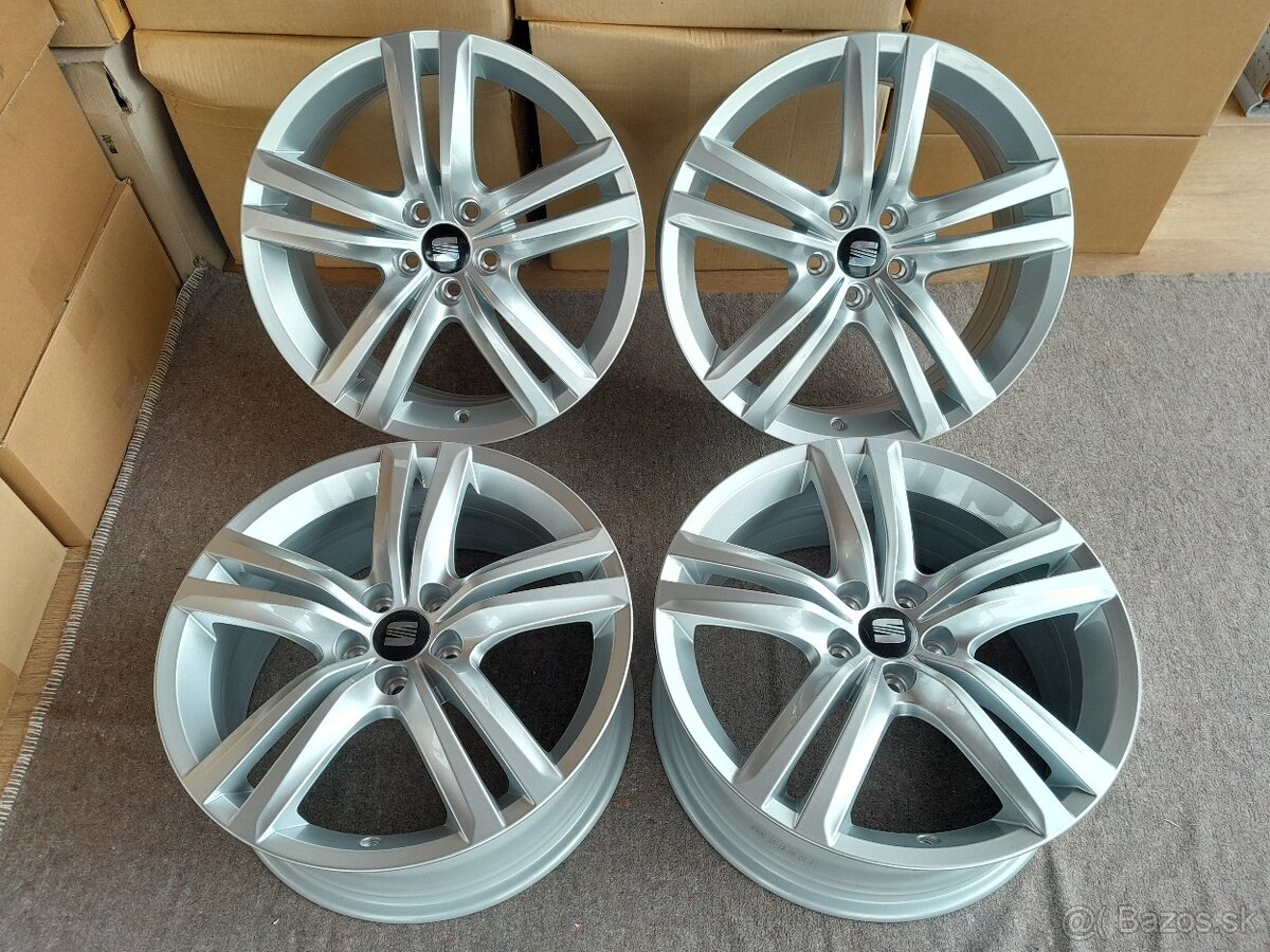 Alu disky R17 5x100 Et43 7J Seat Audi Volkswagen Škoda