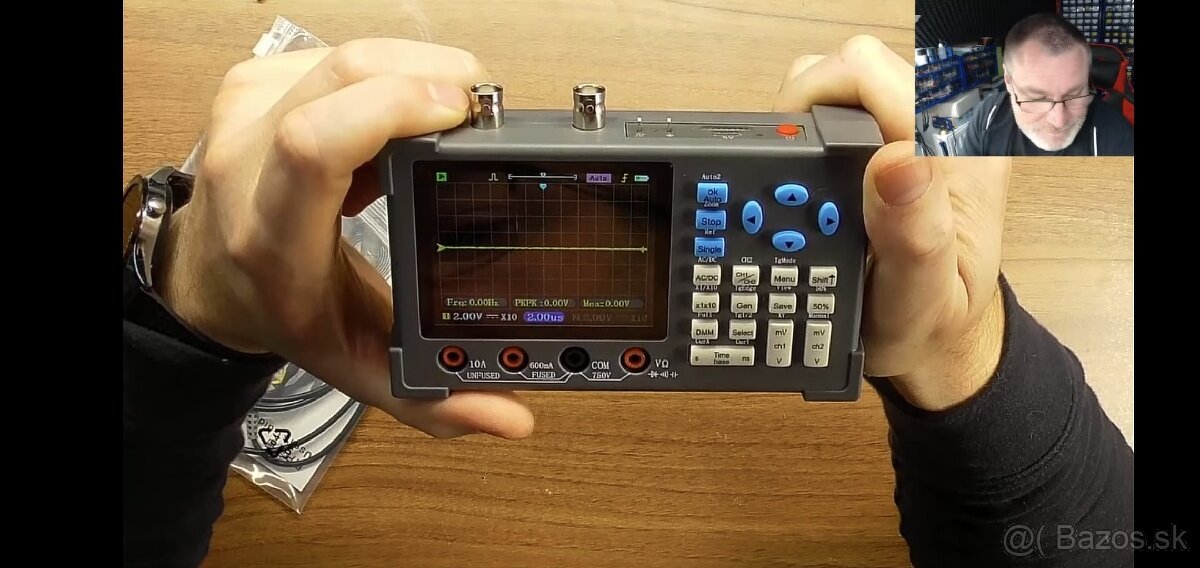 Digitálny osciloskop generátor a multimeter v jednom