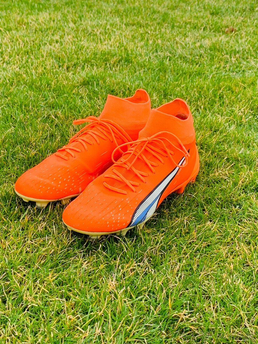 Puma Ultra Pro FG/AG – oranžové veľkosť 42