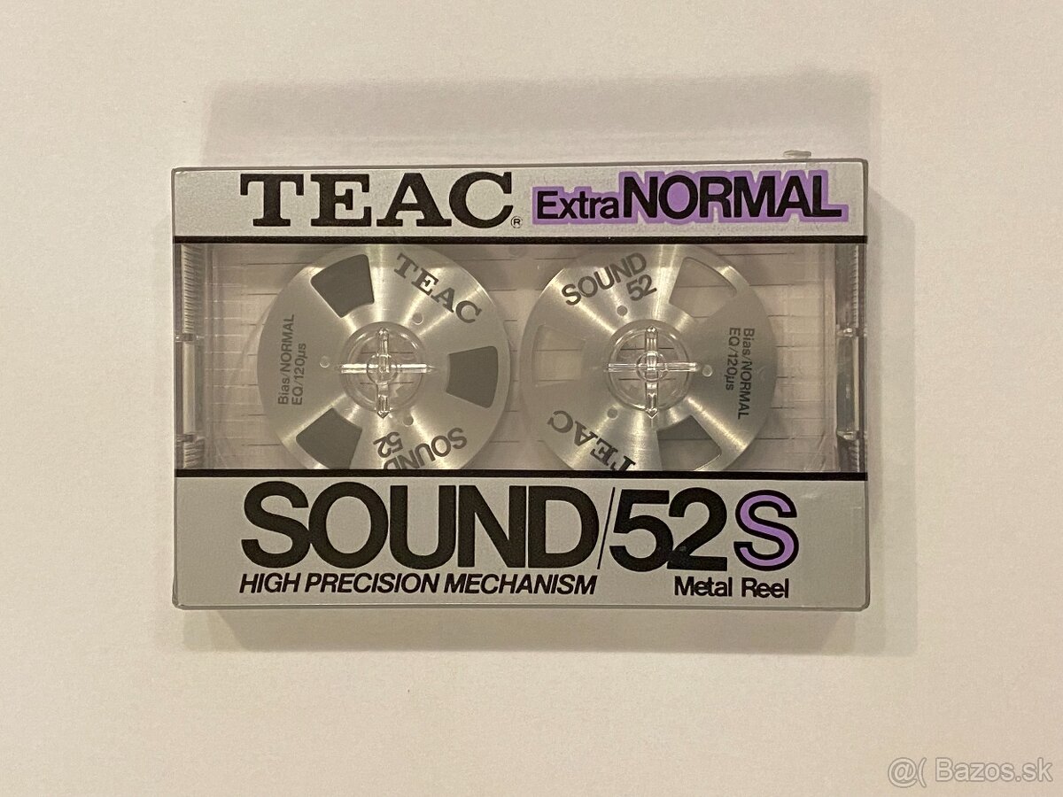 Predám audiokazetu TEAC SOUND/52S, TEAC SOUND/52G