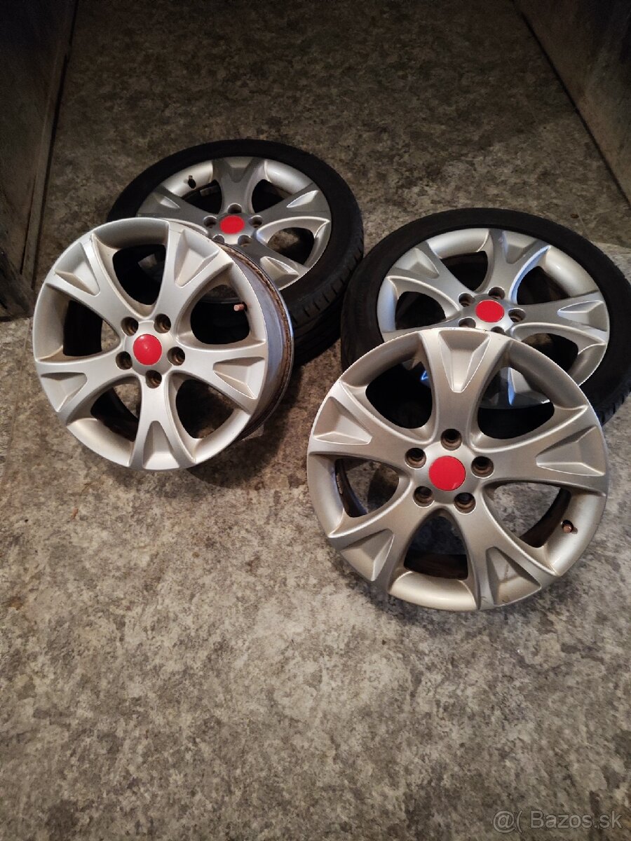 5x112 r17 ORIGINAL ŠKODA PALLAS HLINIKOVE DISKY