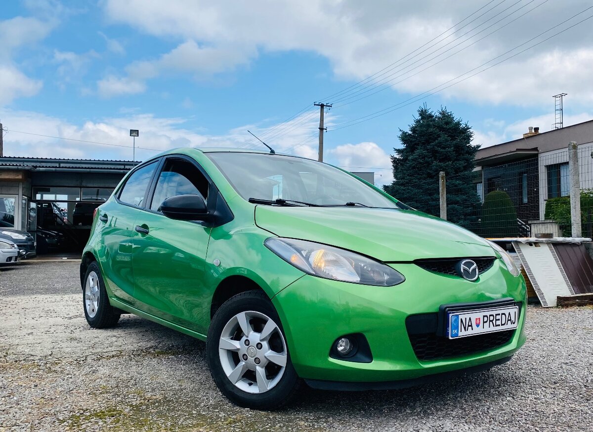 Mazda 2, 1.3i 55kW Benzín, 161000km, Rok výroby 2008, centrá