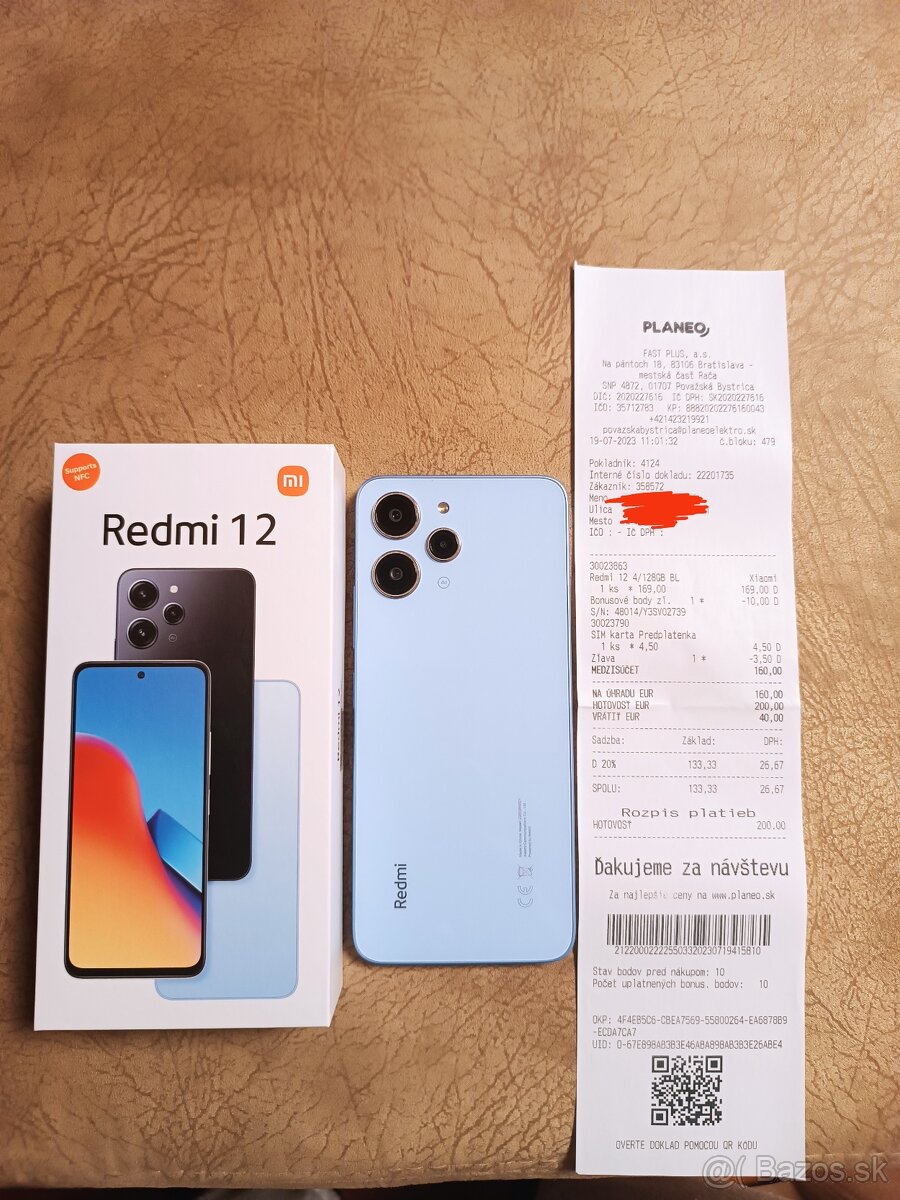 Predám xiaomi redmi 12