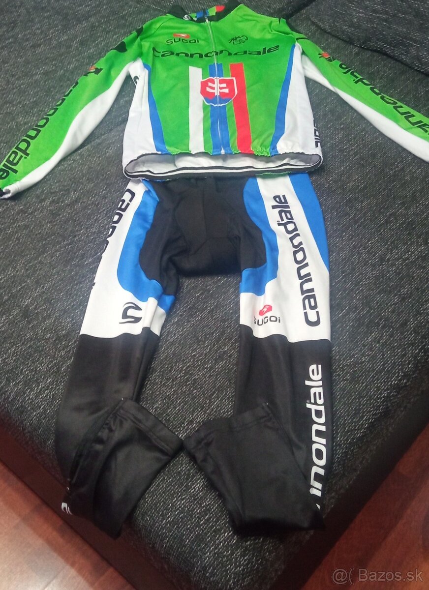 Predám  pánsky zimný cyklisticky dres  .cannondale.velkosť M