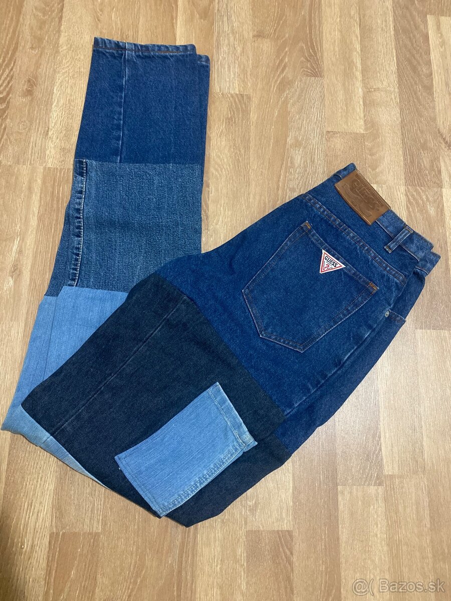 Panske rifle custom guess jeans extra long