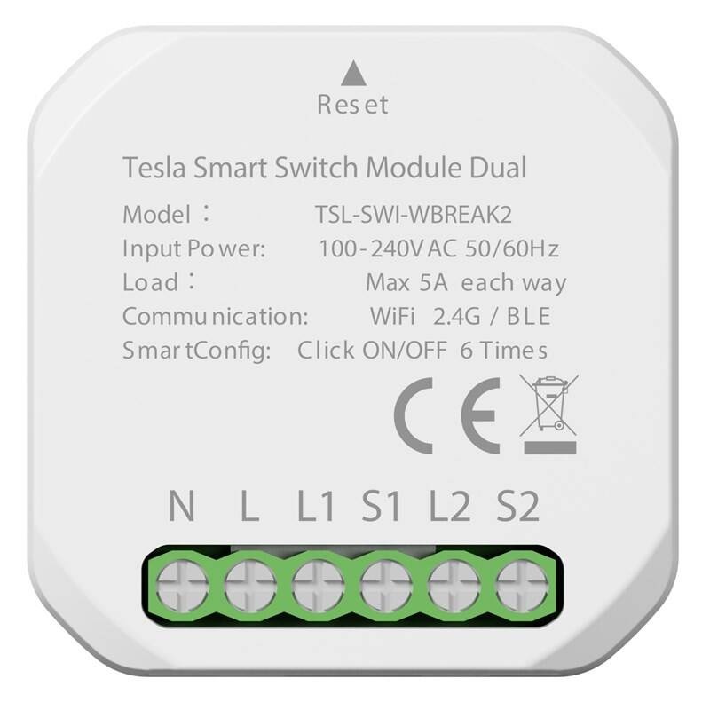 Smart spínač Tesla Smart Switch Module Dual