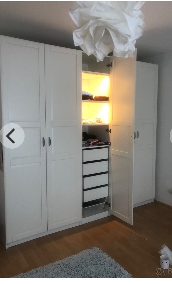 Ikea Pax a čelá Tyssedal biela 100x50x100 rozne zlozitelne