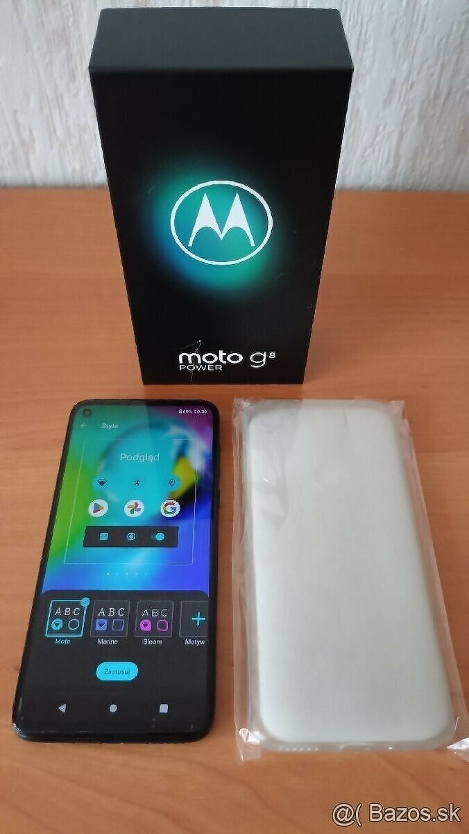 Predám MOTO G8 Power, modrý, 4/64 GB, 4G, Dual Sim, 8-jadro