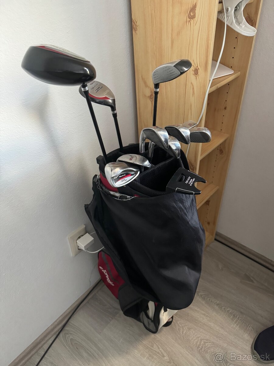 Golfový set s bagom pre začiatočníkov