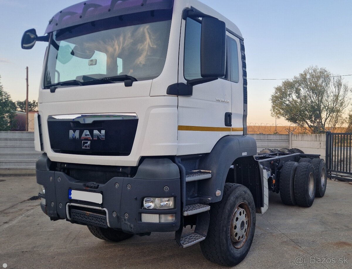 Predám MAN 440 TGS 6x6, E4 - na dostavbu