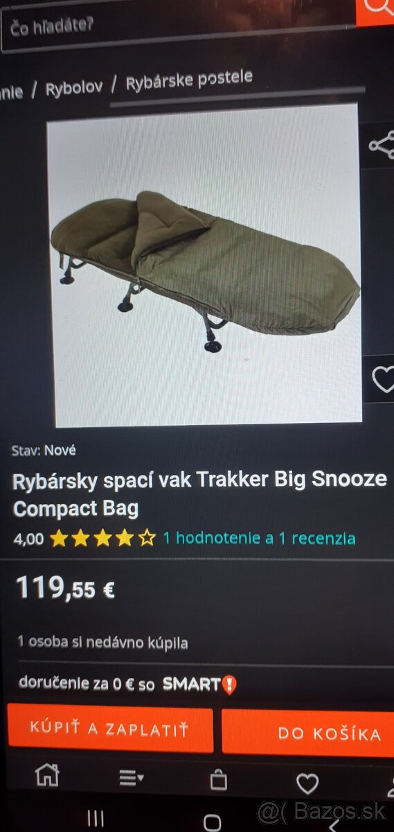 Predám novú posteľ +spacak laco