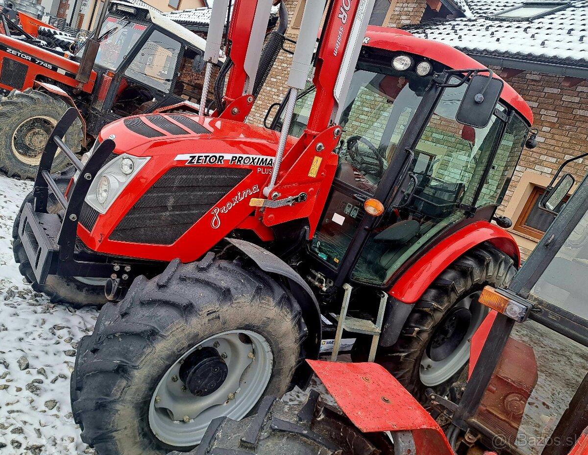 PREDAM TRAKTOR ZETOR PROXIMA 100PLUS+CELNY NAKLADAC