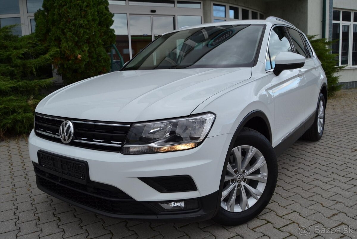 VW TIGUAN 2.0 TDI, 2018, ELEKTRÓNY R17, DVD, CHRÓM, TEMPOMAT