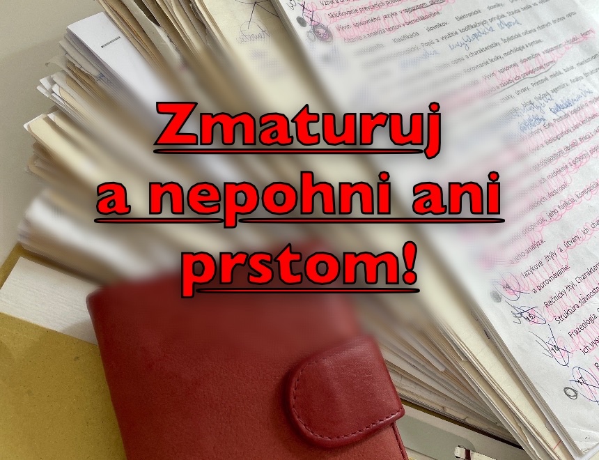 Vypracované maturitné otázky – Nepohni už ani PRSTOM