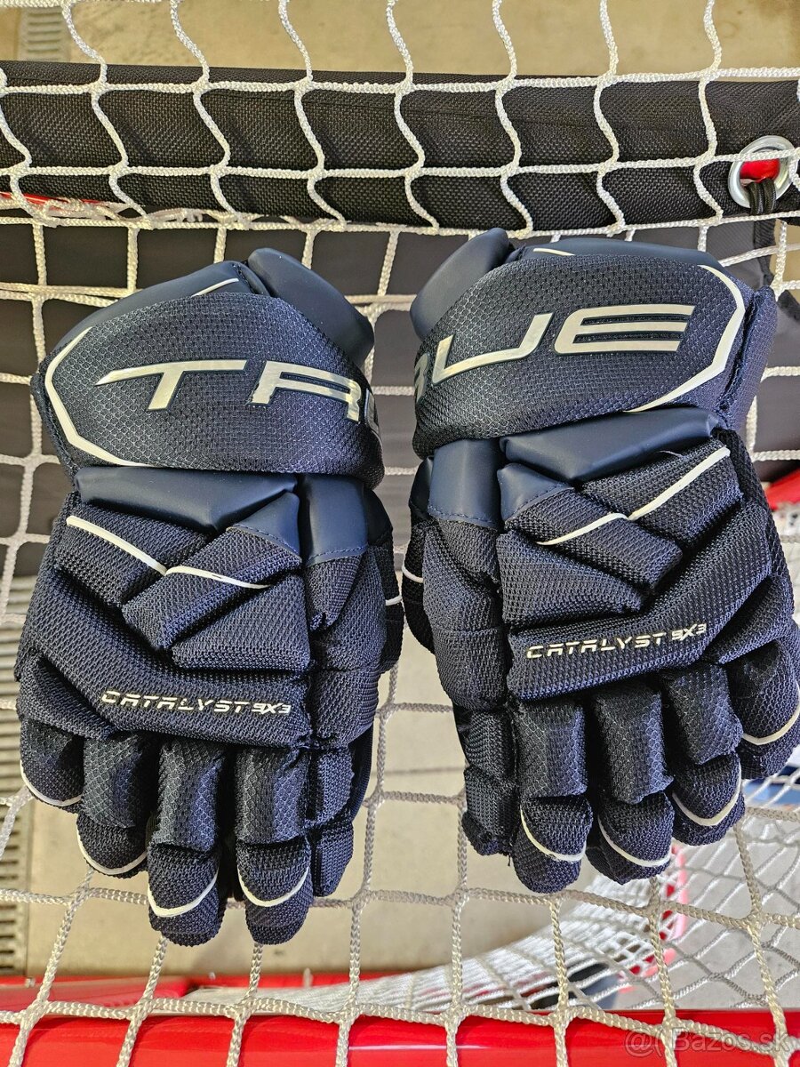 Hokejové rukavice - TRUE Catalyst 9X3 JR Navy - 11" a 12"