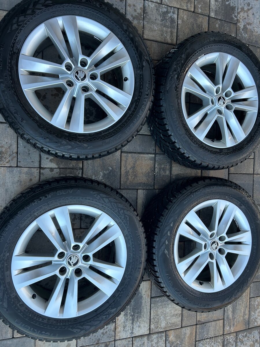 Predám originál Škoda alu disky R17 5x112.