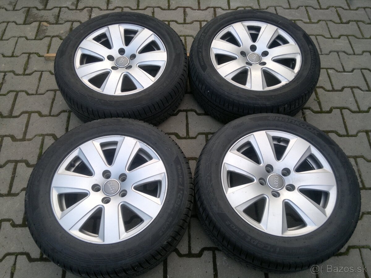 Elektrony Audi 5x112 r16, zimné pneu. 225/55 r16