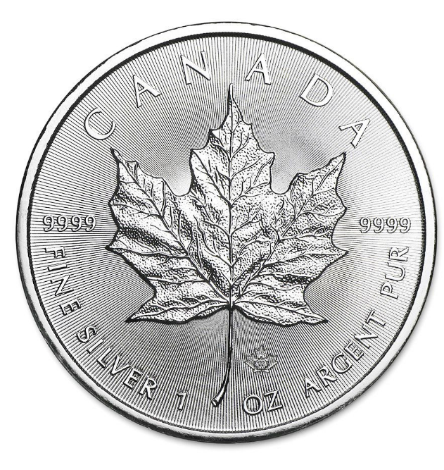 Stříbrné mince Canadian Maple Leaf 1 oz 2022