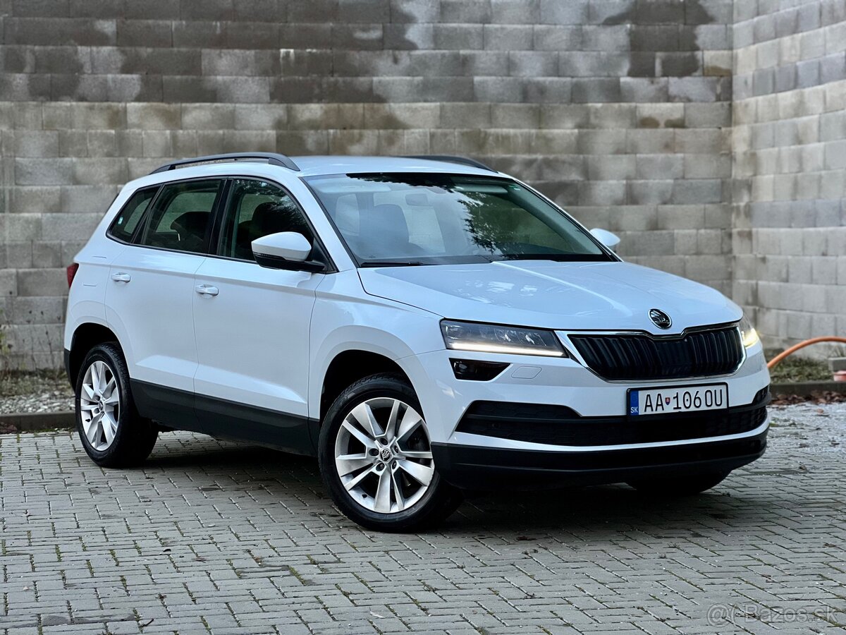 - Škoda Karoq 1.6TDi, DSG 7, r.v 2018, 128 tis. km. Full LED