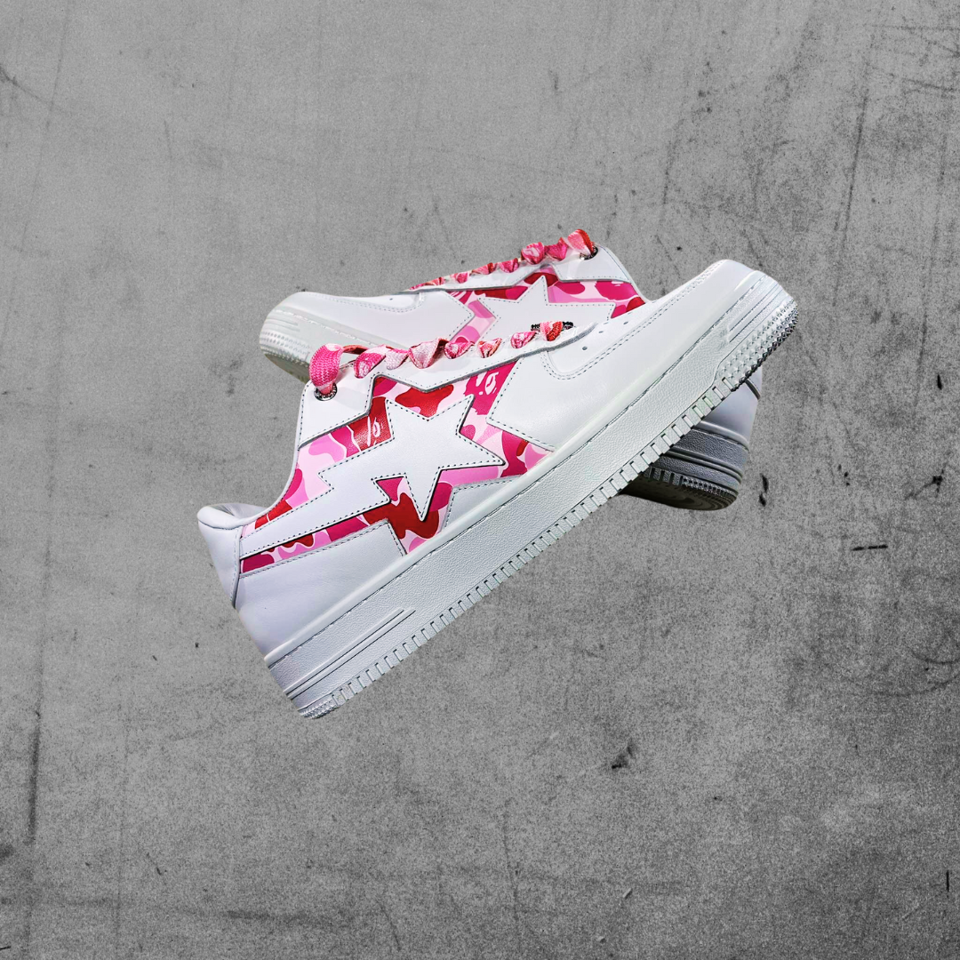 A Bathing Ape Bape Sta Icon ABC Camo "Pink"