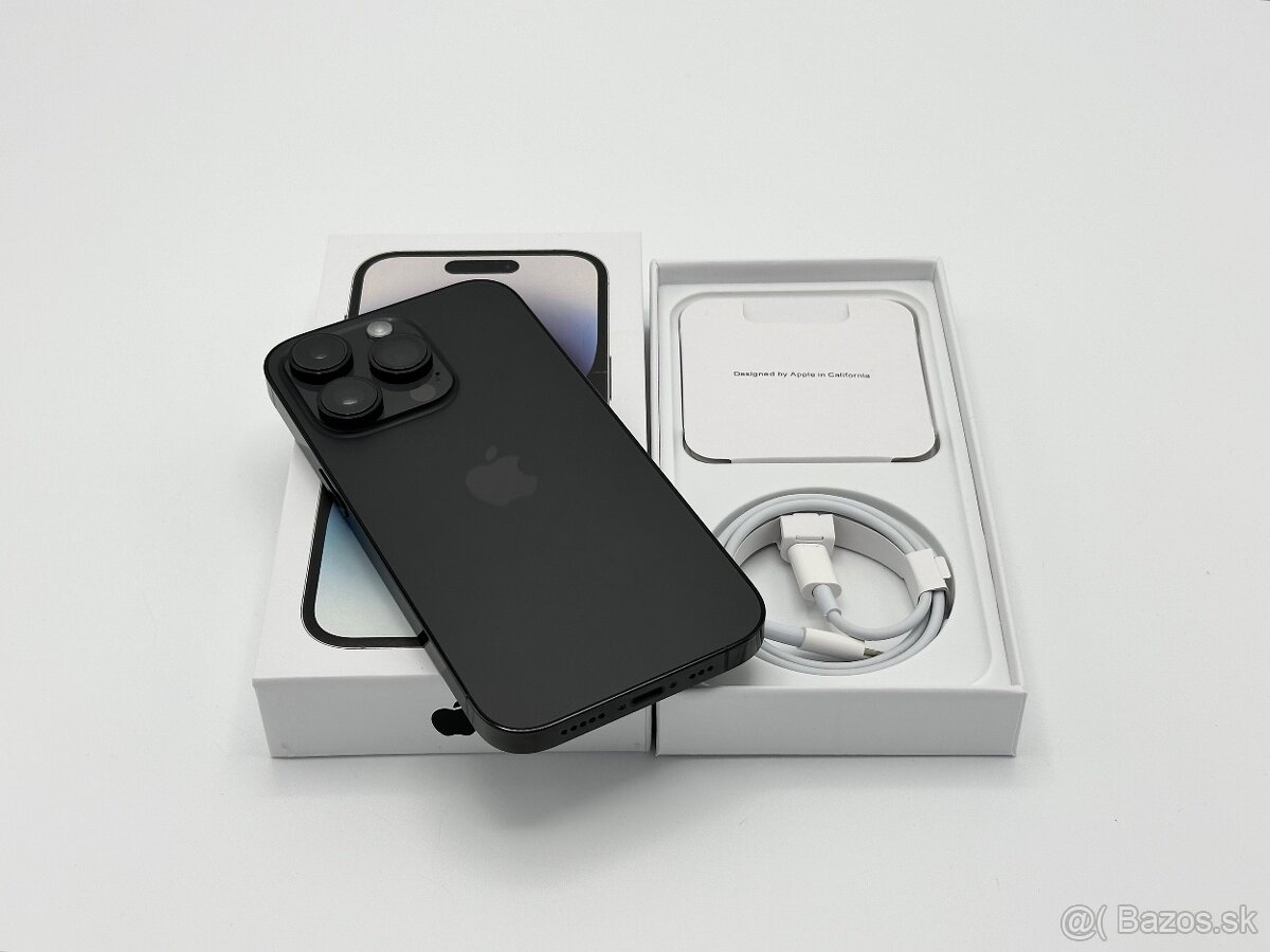 Apple iPhone 14 Pro 256GB Space Black 100% Zdravie batérie