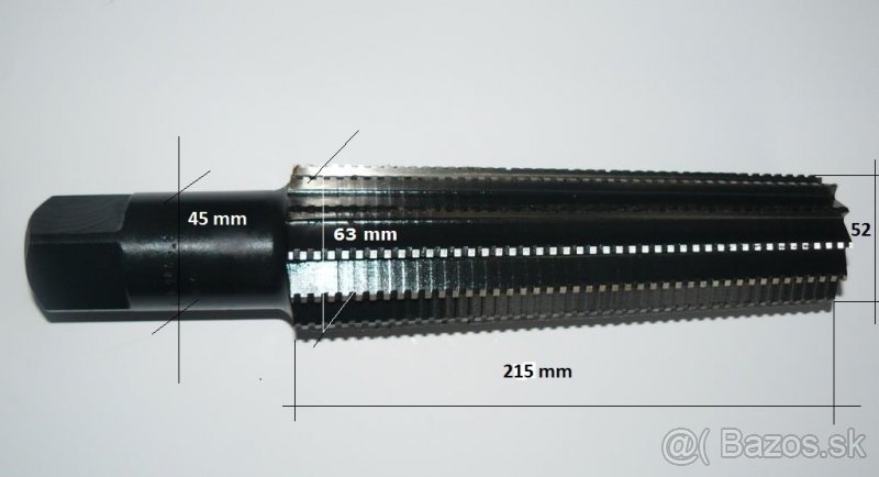 Výstružník kužel. M6/2 s válc.st.pro Morse kužele (NOVÝ)