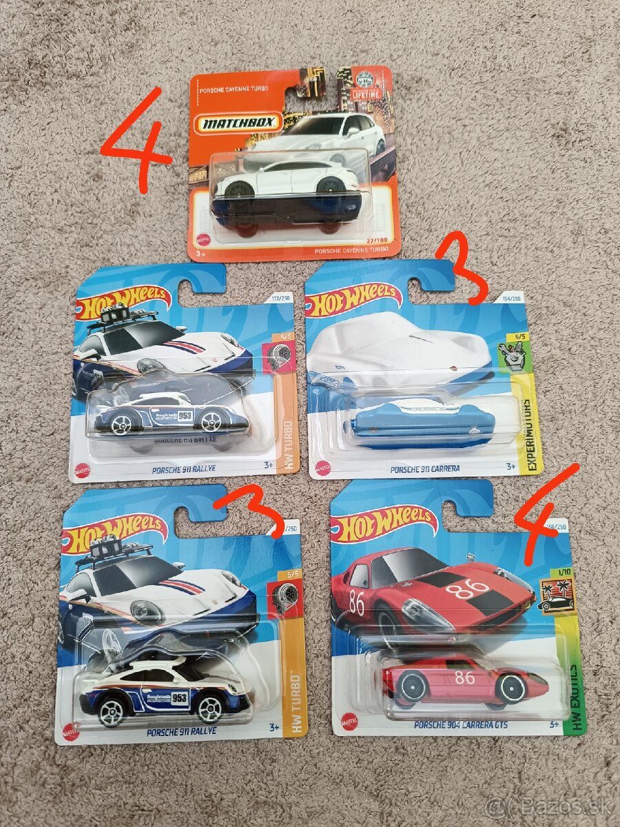 Autíčka Hotwheels Nemecké