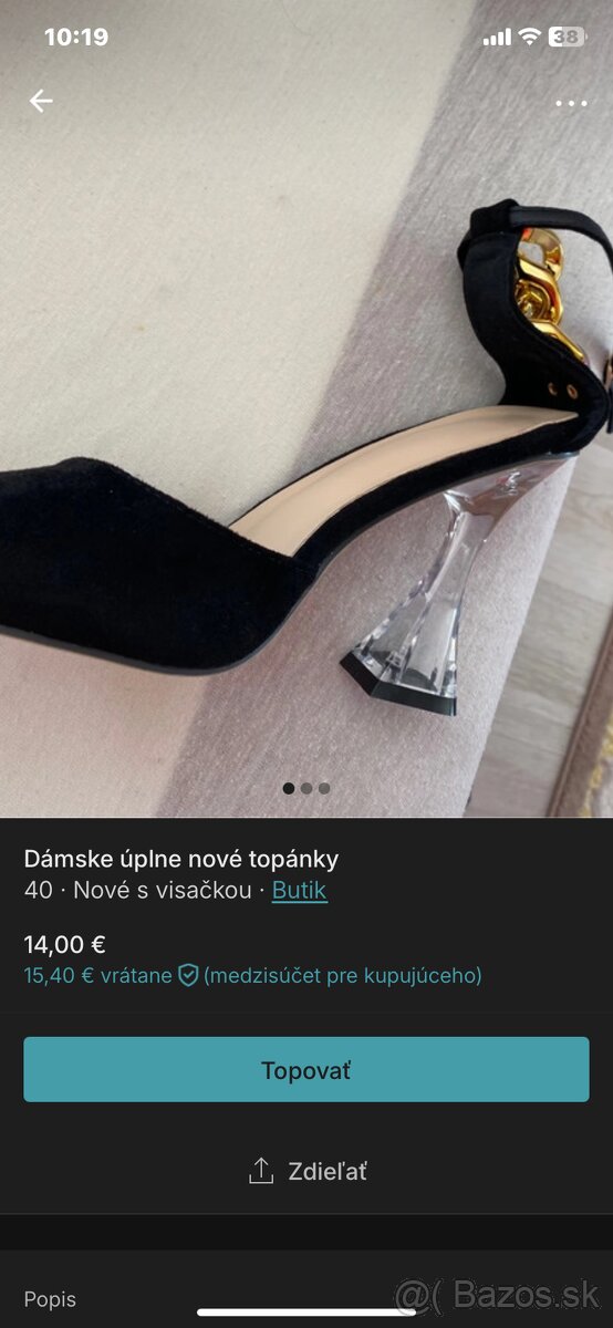 Damske nove topanky