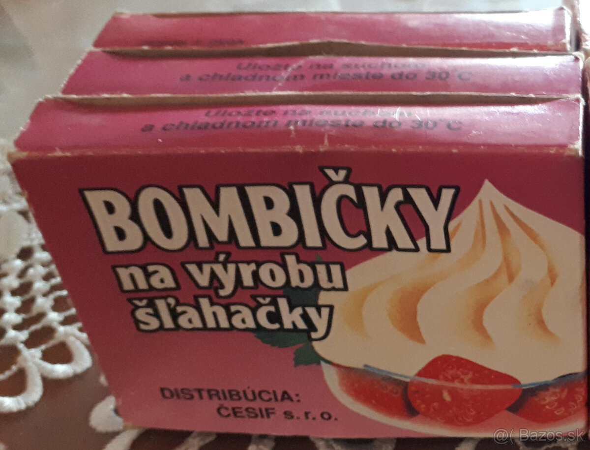 šľahačkové bombičky