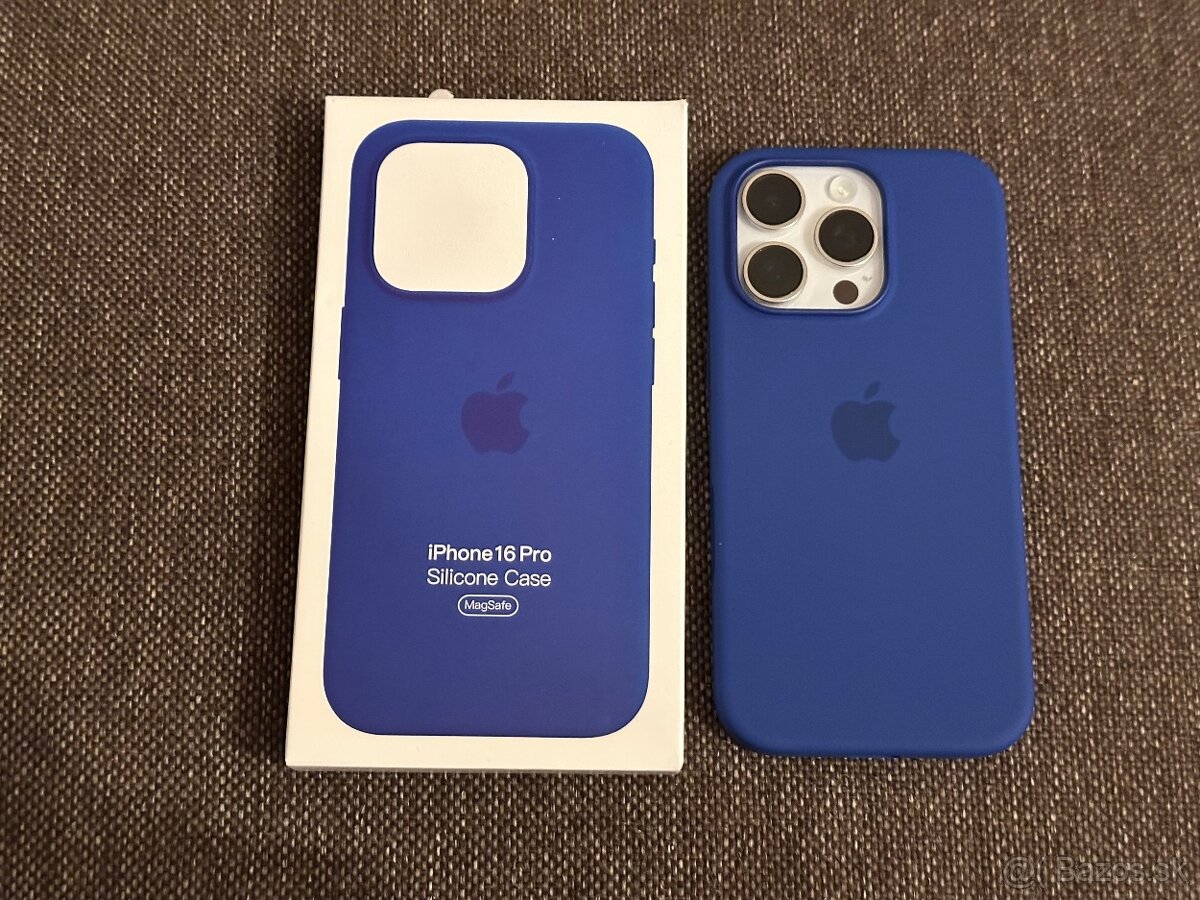 iPhone 16 Pro Silicone Case Ultramarine