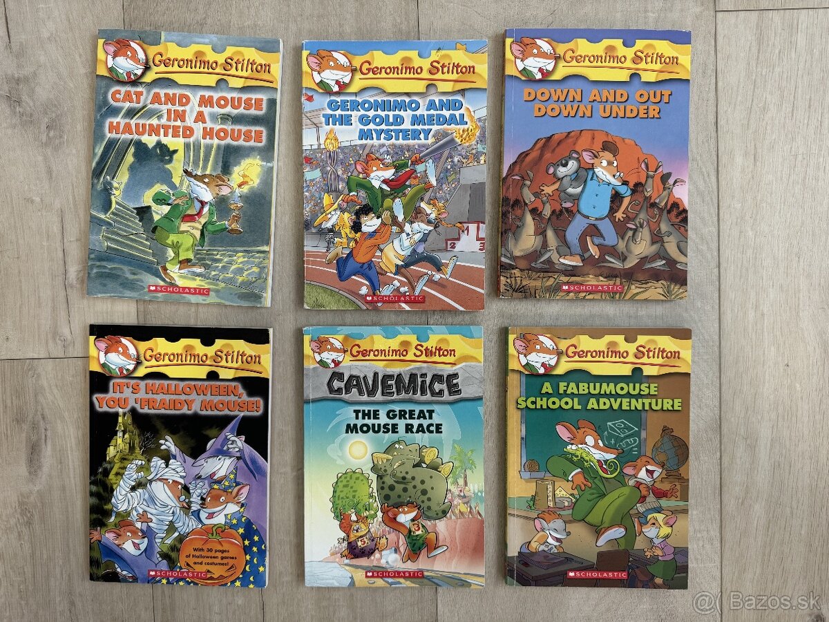 Geronimo Stilton sada kníh v AJ