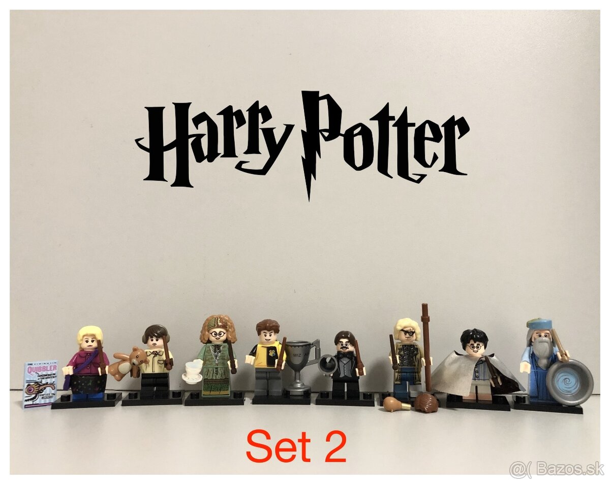 Rôzne figúrky Harry Potter (8ks) typ lego - nove