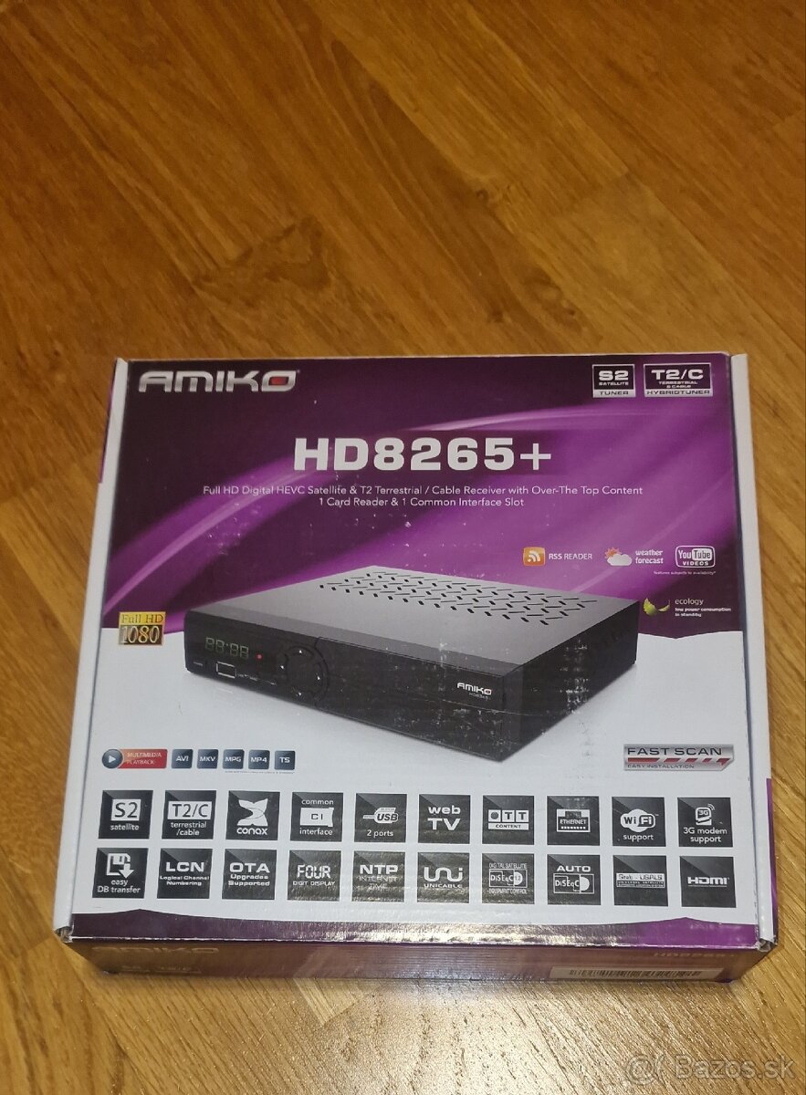 Amiko HD8265+ Satelitný box