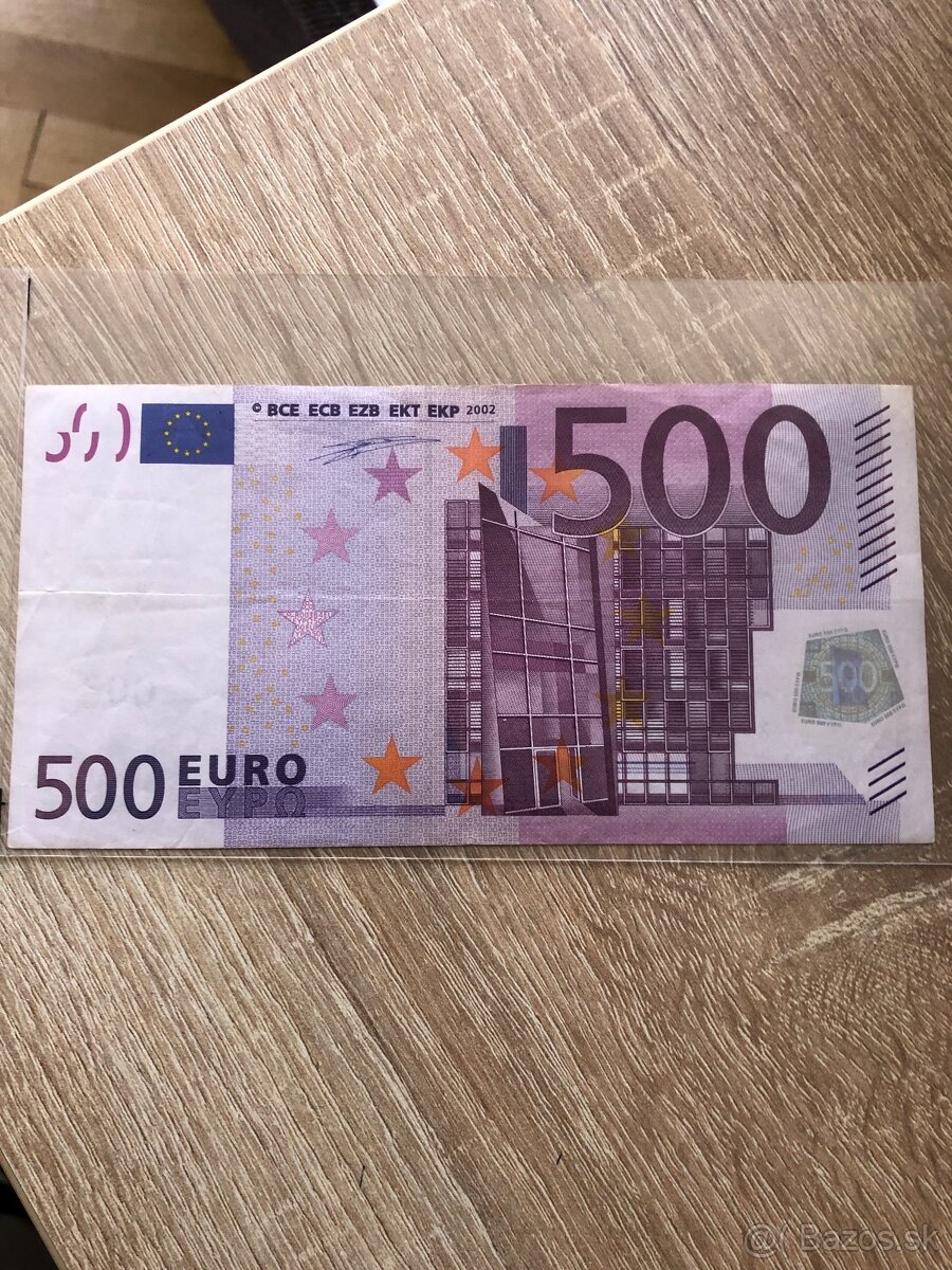 500 €  - bankovka