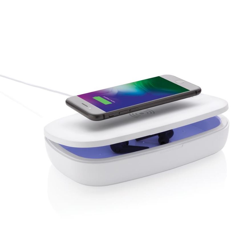 UV-C Sterilizer box with 5w wireless charger P301.11