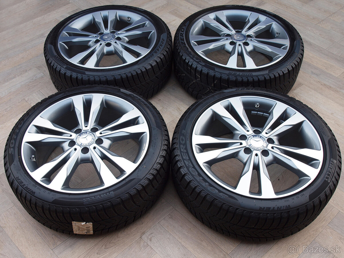 18" 5x112 ALU KOLA MERCEDES C-CLASS W205 – ZIMNÍ SADA