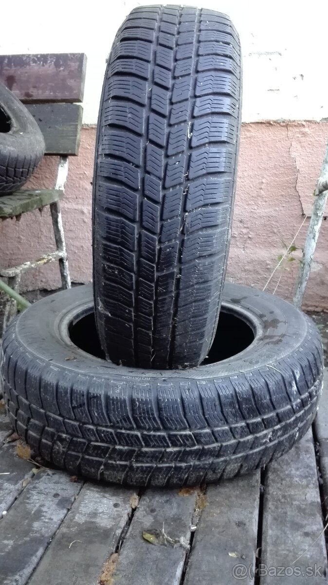 Predám 2-Zimné pneumatiky Barum Polaris 175/70 R14