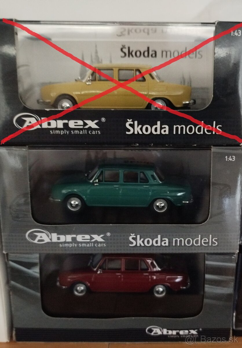 Predám model auta Škoda 110L 1:43.