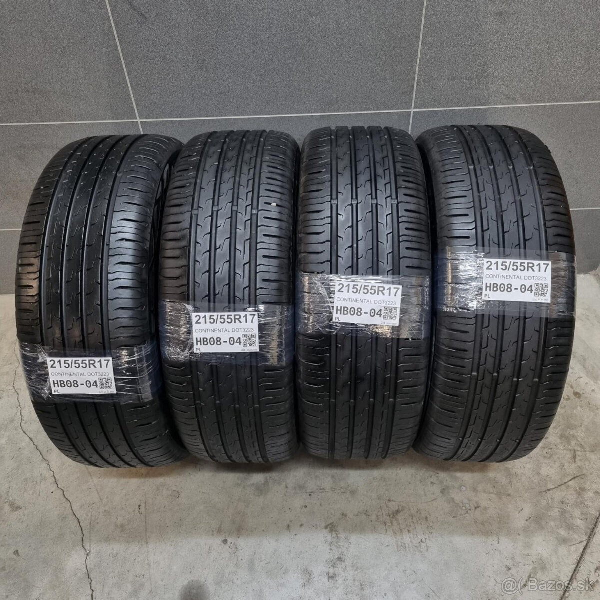 Letné pneumatiky 215/55 R17 CONTINENTAL DOT3223