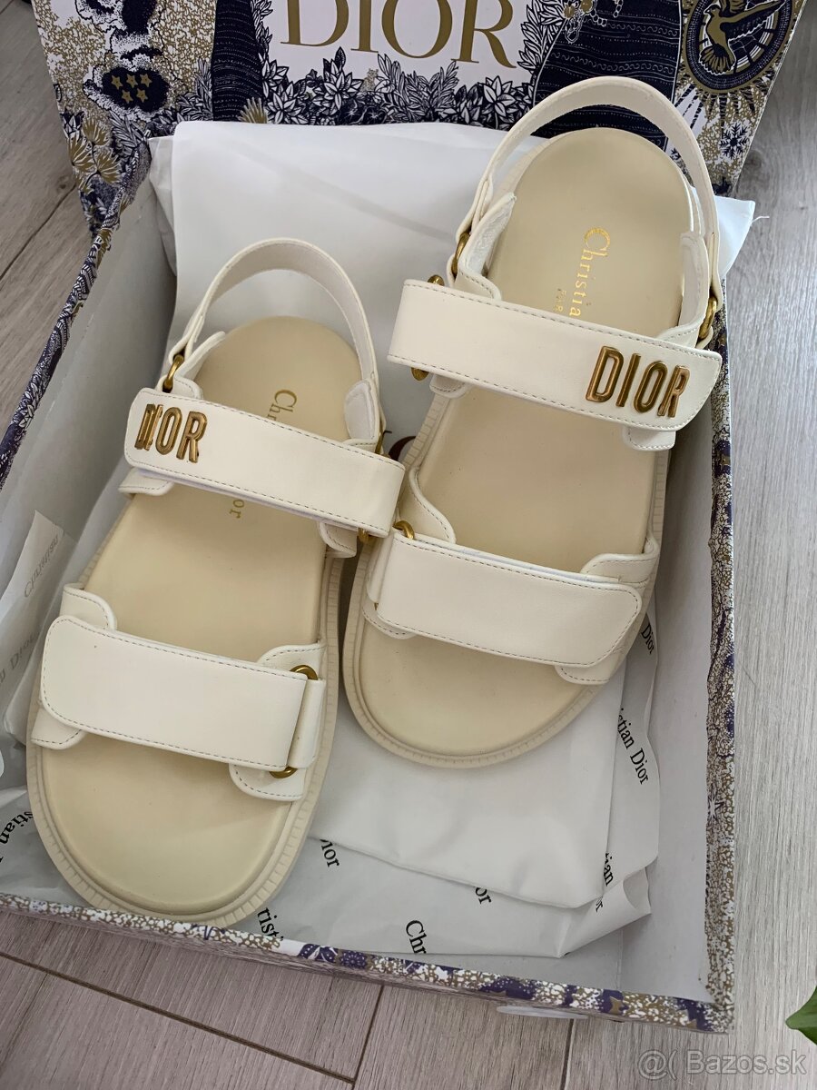 Kožené sandále Dior