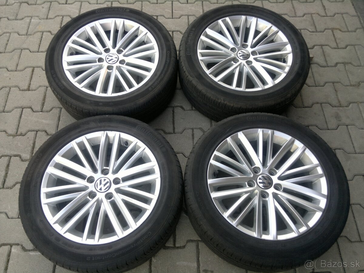 Elektrony VW SHARAN 5x112 r17, letne pneu. 225/50 r17